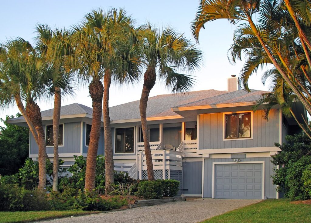 a beautiful residential tropical southern home